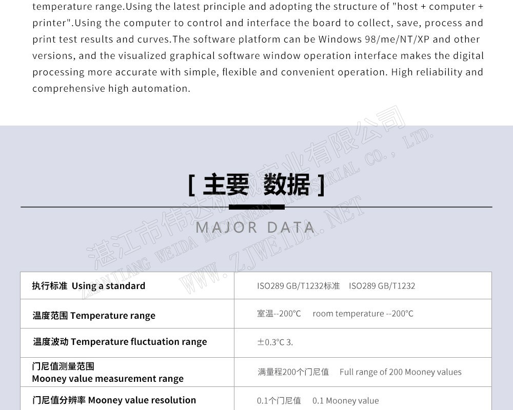 電腦控制門尼粘度儀